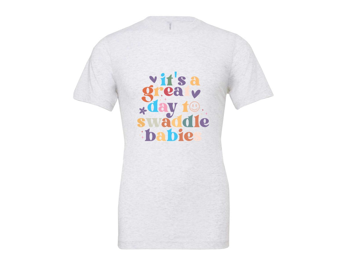 brand:Bella Canvas|color:Ash Grey|Its A Beautiful Day To Catch Babies Graphic T-Shirt