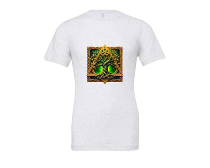brand:Bella Canvas|color:Ash Grey|Celtic Tree Of Life Mystical Tree Graphic T-Shirt