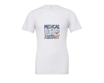brand:Bella Canvas|color:Ash Grey|Medical Assistant 7 Graphic T-Shirt