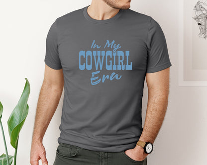 brand:Bella Canvas|color:Asphalt|Western Cowgirl 7 Graphic T-Shirt