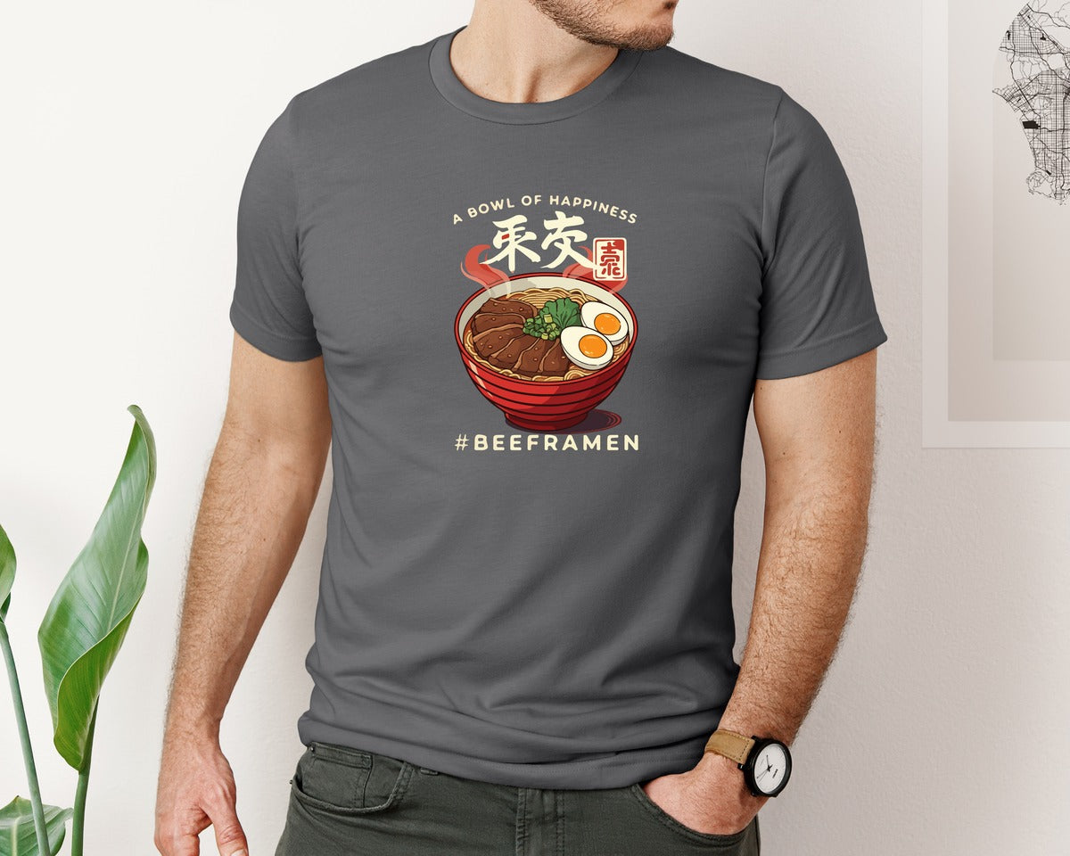 brand:Bella Canvas|color:Asphalt|Ramen T Shirt Design 9 Graphic T-Shirt