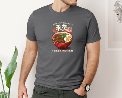brand:Bella Canvas|color:Asphalt|Ramen T Shirt Design 9 Graphic T-Shirt