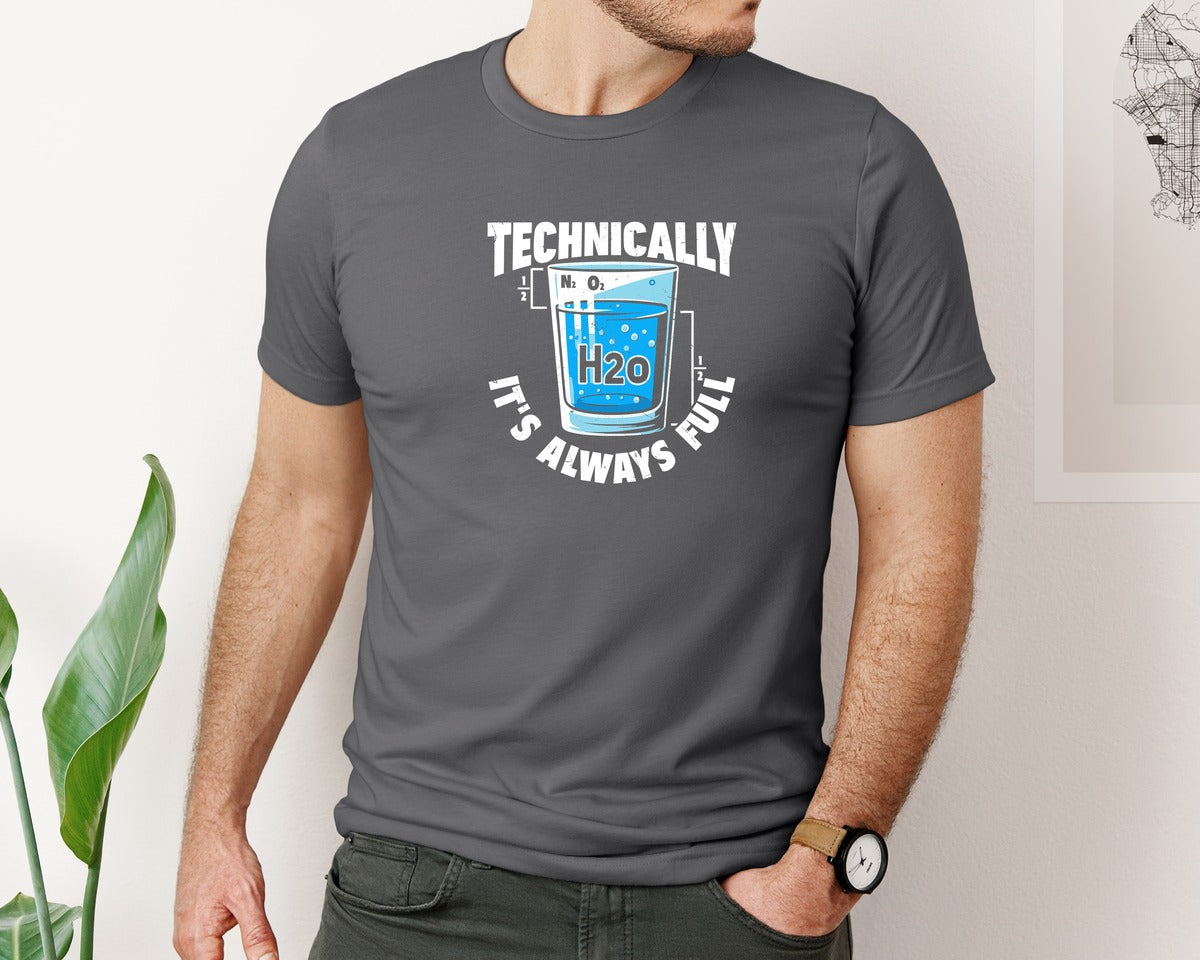 brand:Bella Canvas|color:Asphalt|Science Humor T Shirt Graphic T-Shirt