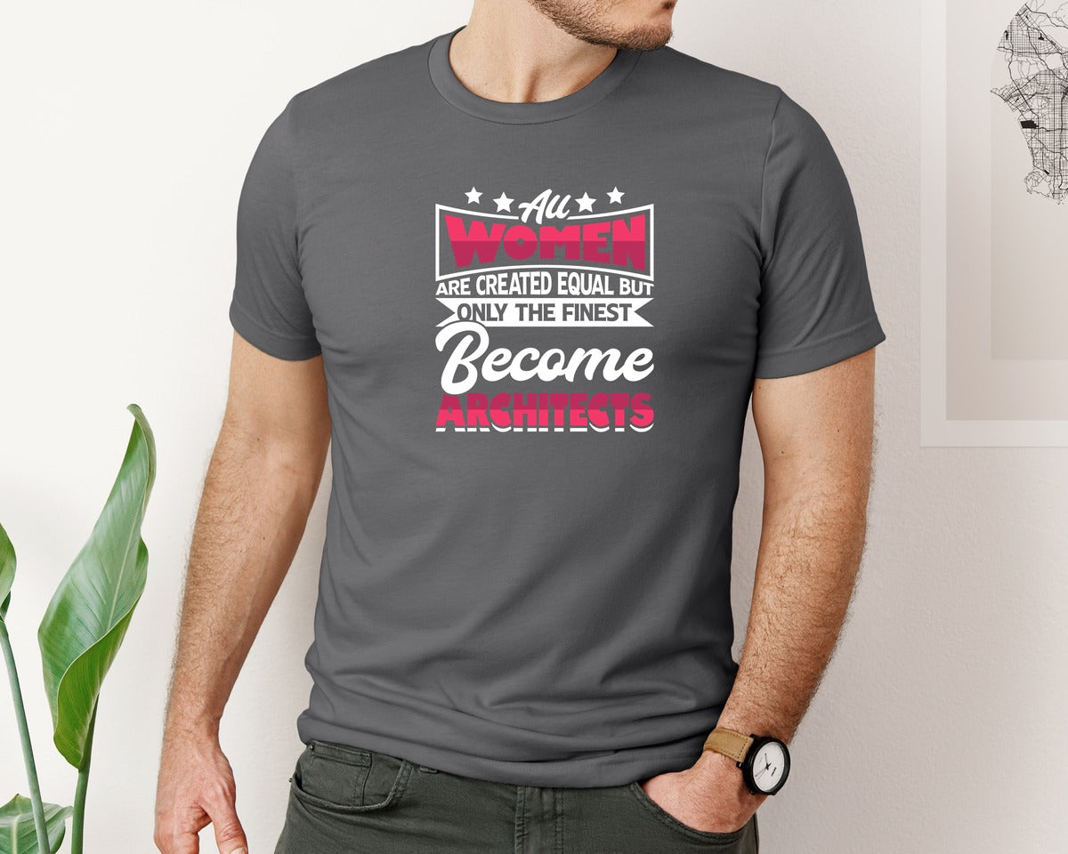 brand:Bella Canvas|color:Asphalt|Architect Architecture T Shirt Design 161 Graphic T-Shirt