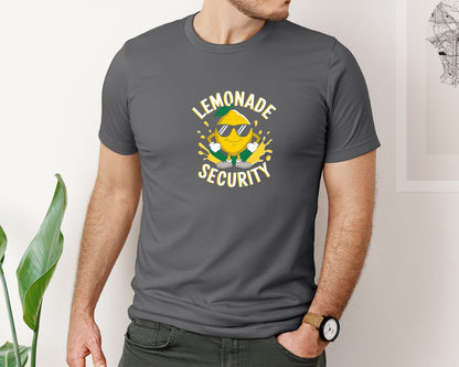 brand:Bella Canvas|color:Asphalt|Lemonade Security T Shirt Design 2 Graphic T-Shirt