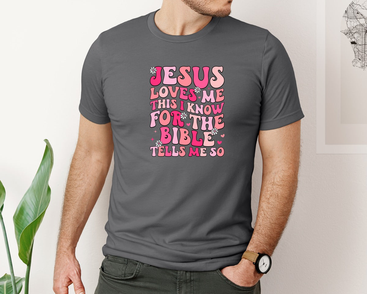 brand:Bella Canvas|color:Asphalt|Christian Kids Graphic T-Shirt