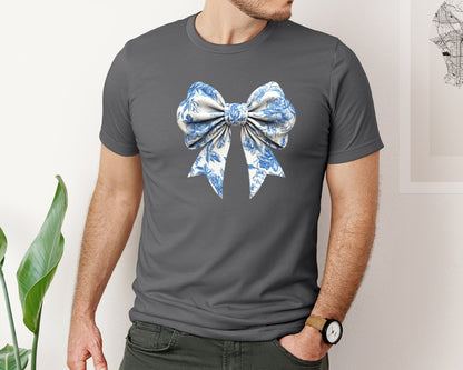 brand:Bella Canvas|color:Asphalt|Bow Bow T Shirt Design Graphic T-Shirt