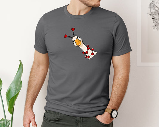 Funny Goose Valentine 2 Graphic T-Shirt