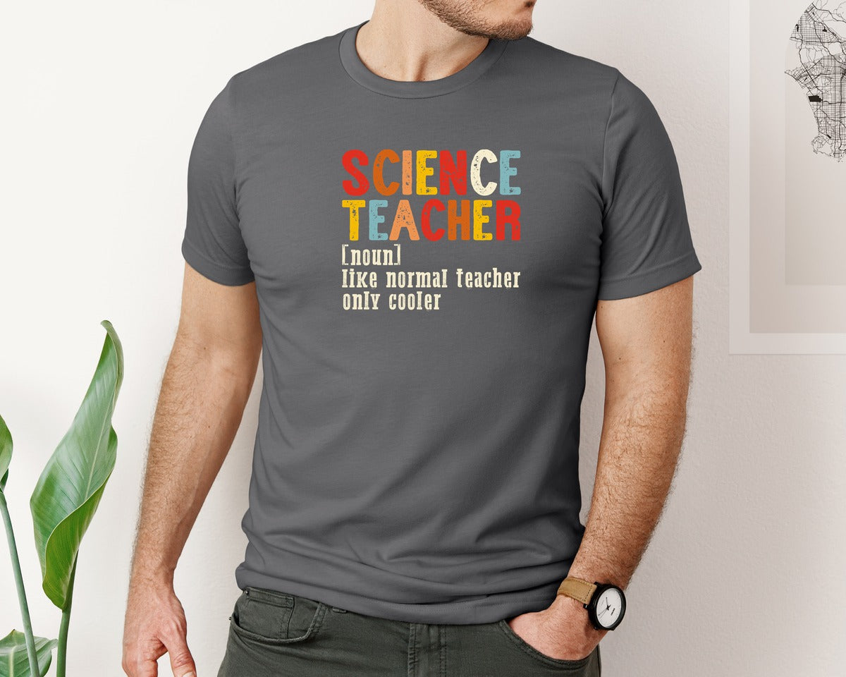 brand:Bella Canvas|color:Asphalt|Funny Science Teacher T Shirt 2 Graphic T-Shirt