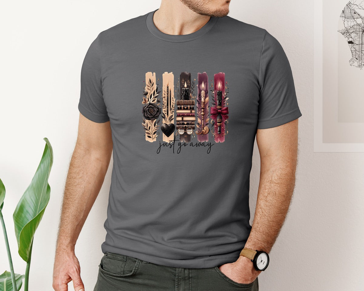 brand:Bella Canvas|color:Asphalt|Bookish Book Lover Reading Booktok 2 Graphic T-Shirt