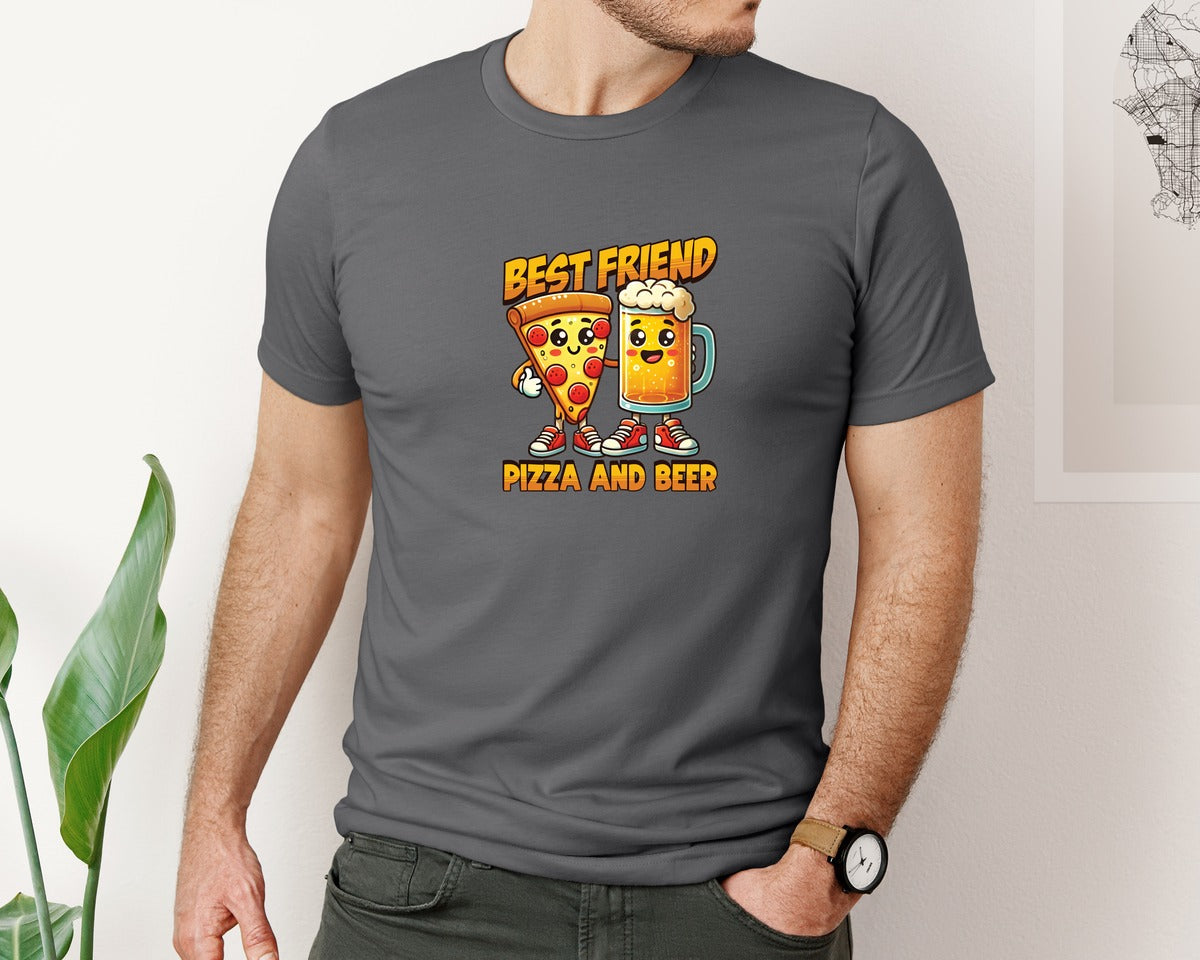 brand:Bella Canvas|color:Asphalt|Funny Beer Drinking T Shirt Design 7 Graphic T-Shirt