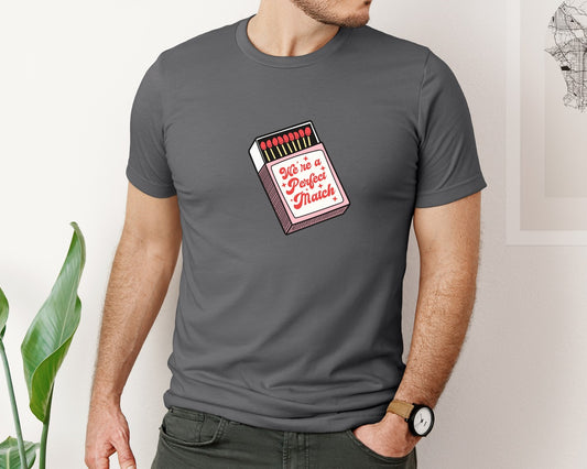 Retro Valentines Day Perfect Match 2 Graphic T-Shirt