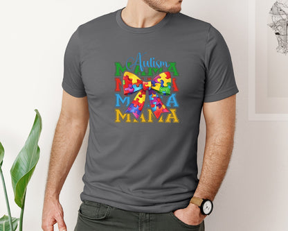 brand:Bella Canvas|color:Asphalt|Autism Awareness Autism Graphic T-Shirt