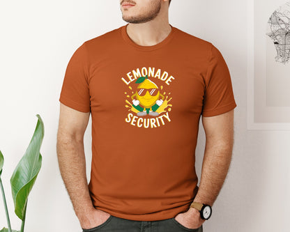 brand:Bella Canvas|color:Autumn|Lemonade Security T Shirt Design 2 Graphic T-Shirt