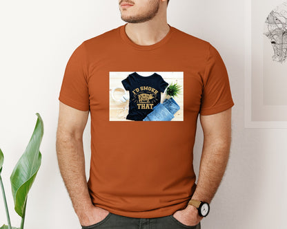 brand:Bella Canvas|color:Autumn|Id Smoke That 26 Graphic T-Shirt