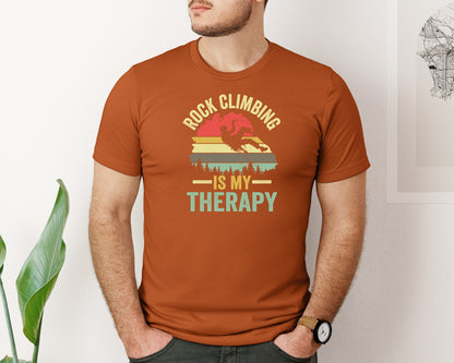 brand:Bella Canvas|color:Autumn|Rock Climbing Graphic 2 Graphic T-Shirt