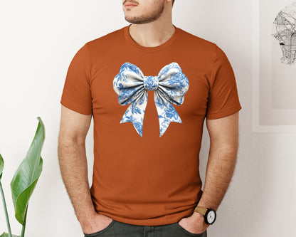 brand:Bella Canvas|color:Autumn|Bow Bow T Shirt Design Graphic T-Shirt