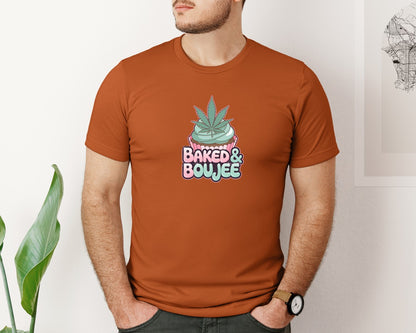 brand:Bella Canvas|color:Autumn|Baked Boujee Funny 4 Graphic T-Shirt