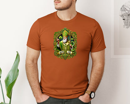 brand:Bella Canvas|color:Autumn|St Patricks Day Saint Patrick Graphic T-Shirt