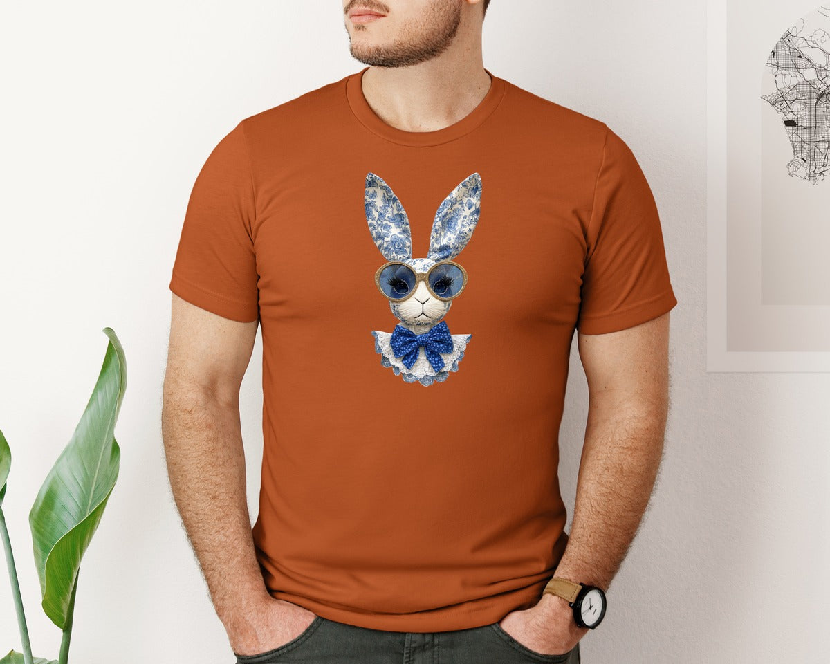 brand:Bella Canvas|color:Autumn|Cute Bunny T Shirt Bunny 2 Graphic T-Shirt