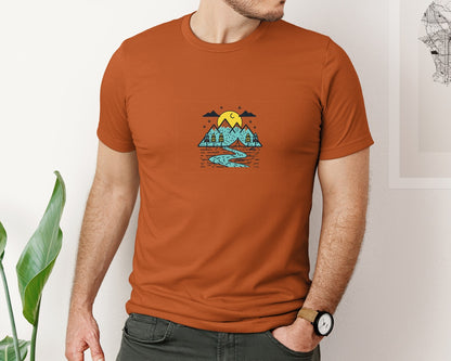 brand:Bella Canvas|color:Autumn|Camping T Shirt Vector Design 4 Graphic T-Shirt