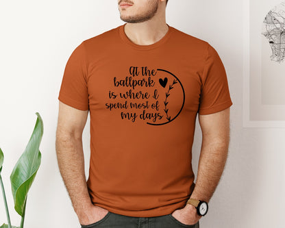 brand:Bella Canvas|color:Autumn|Baseball Mom Softball Mom 2 Graphic T-Shirt