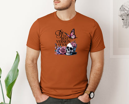 brand:Bella Canvas|color:Autumn|Be The Best Version Of You Self Love 2 Graphic T-Shirt