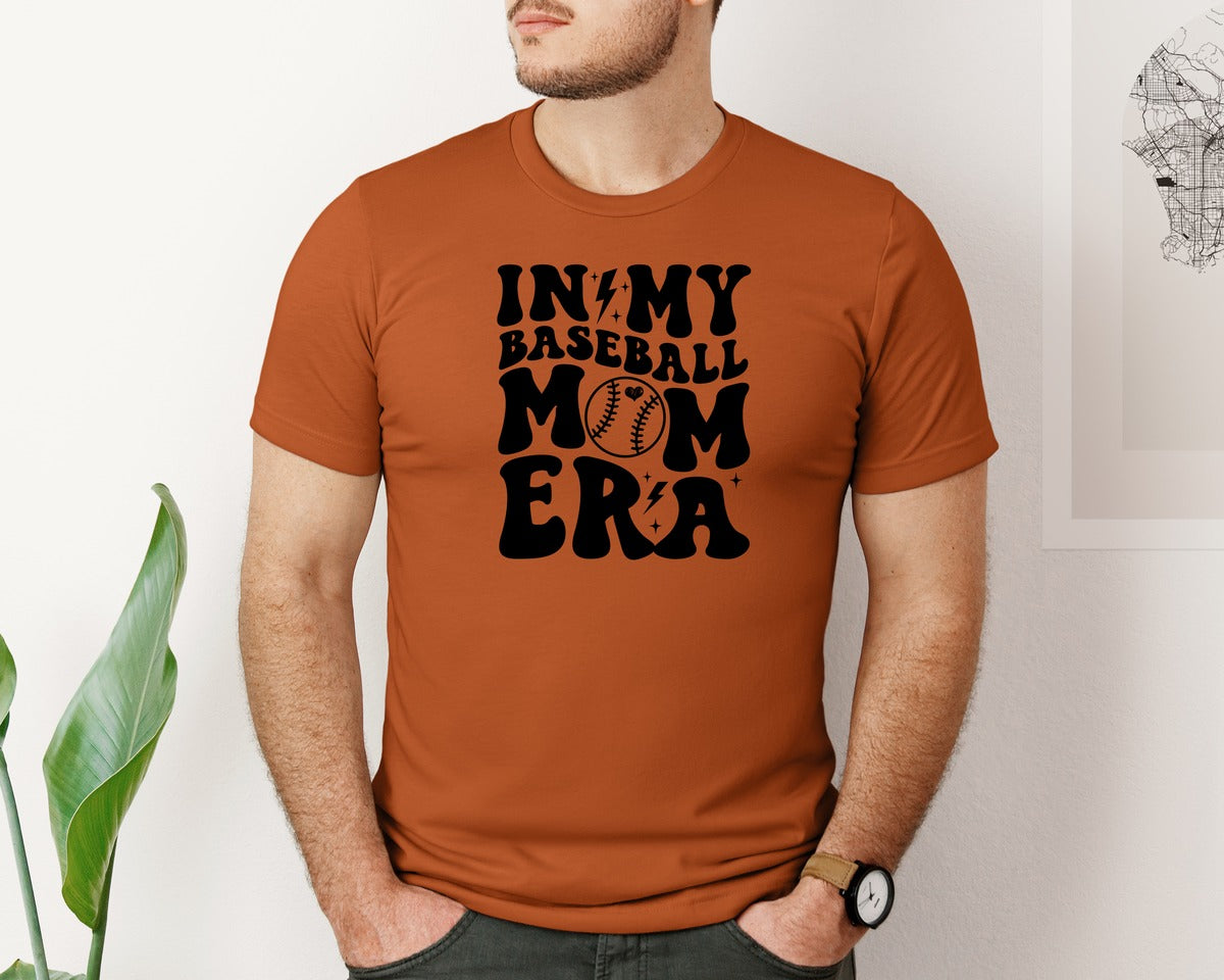 brand:Bella Canvas|color:Autumn|Retro Sports Mom In My Mom Era Graphic T-Shirt