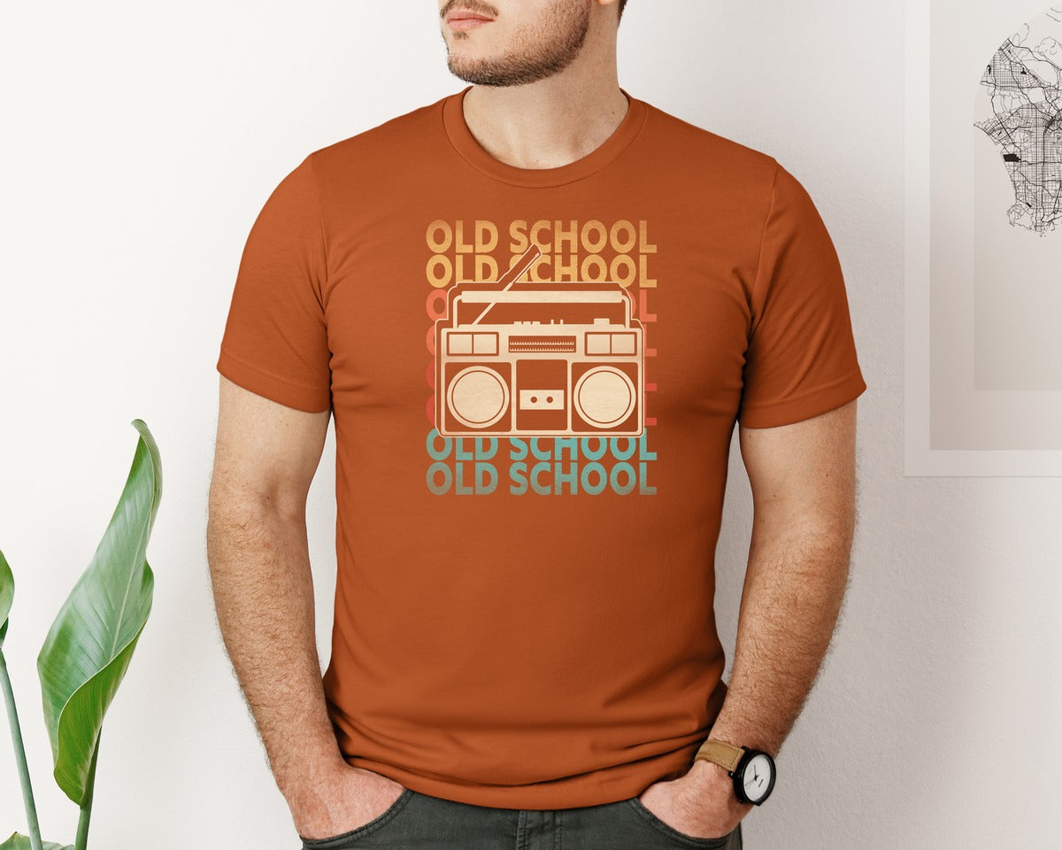 brand:Bella Canvas|color:Autumn|Retro 80S 90S Old School T Shirt Design Graphic T-Shirt