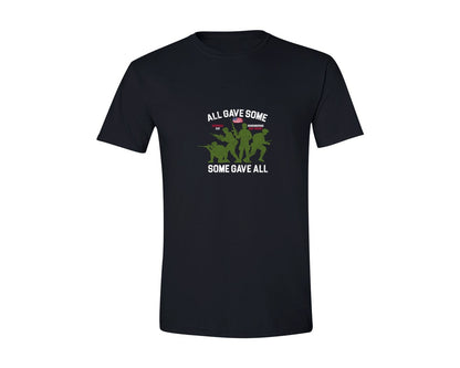 brand:Generic|color:Black|All Gave Some Some Gave All Veterans Graphic T-Shirt