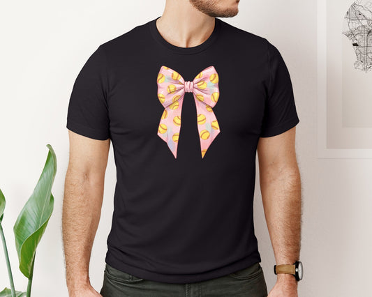 Softball Bow Graphic T-Shirt