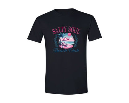 brand:Generic|color:Black|Summer Trendy Salty Soul Beach Club