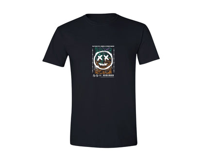 brand:Generic|color:Black|Smile Face Graffiti Print T Shirt Design Graphic T-Shirt