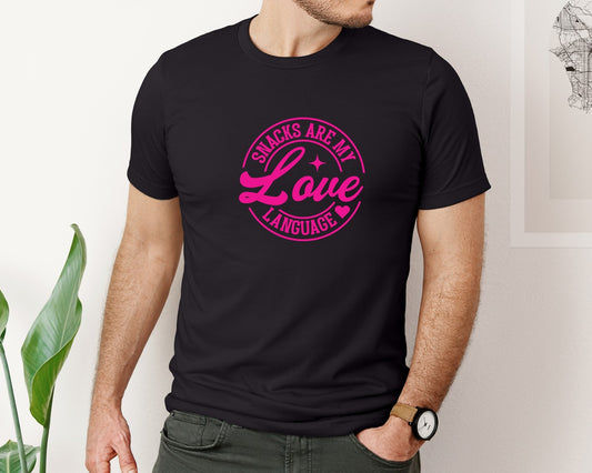 Snacks Are My Love Language 6 Graphic T-Shirt