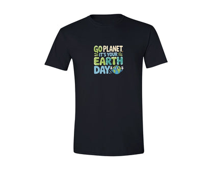 brand:Generic|color:Black|Go Planet Its Your Earth Day 7 Graphic T-Shirt