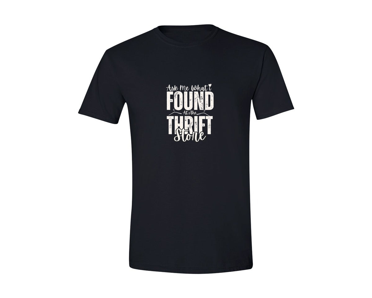 brand:Generic|color:Black|Thrift Queen Retro Shirt Design Graphic T-Shirt