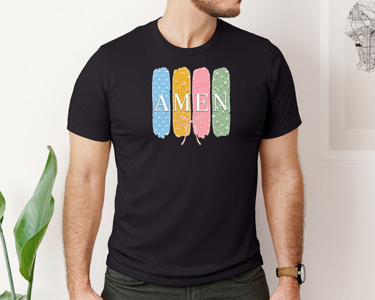 Amen Christian Easter Graphic T-Shirt
