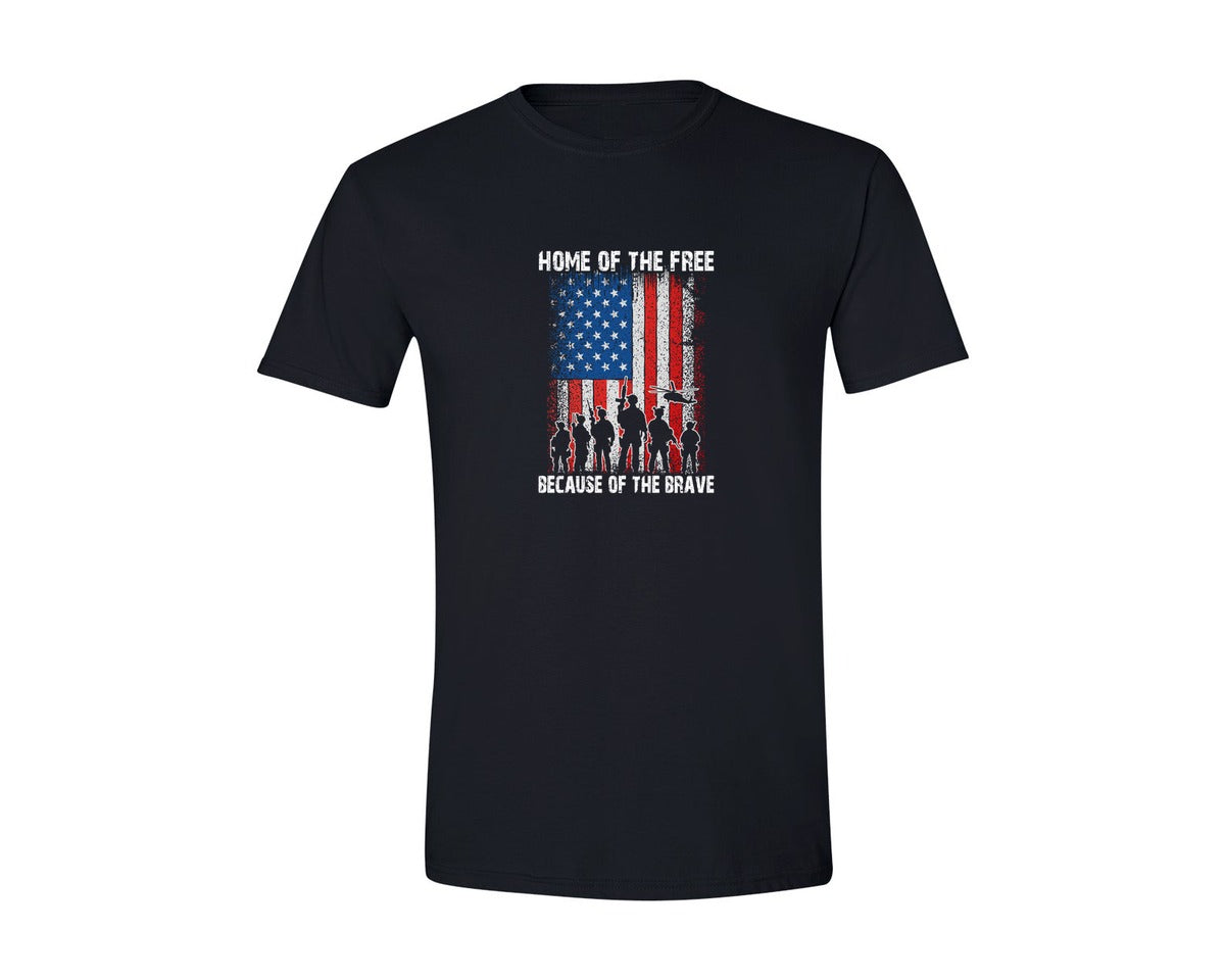 brand:Generic|color:Black|Patriotic Brave Veterans Day T Shirt Graphic T-Shirt