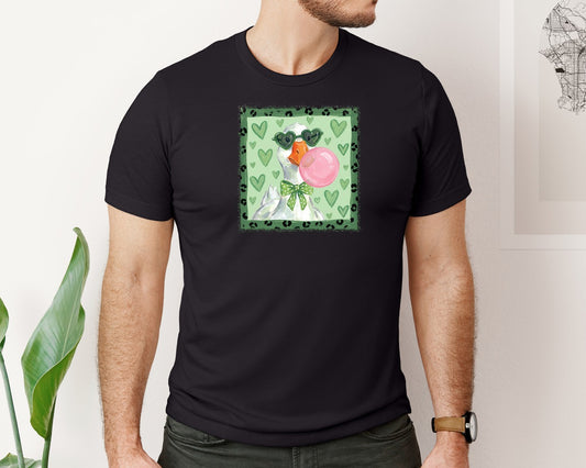 Cute St Patricks Day Goose 3 Graphic T-Shirt
