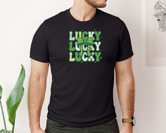 Lucky Bow St Patricks Graphic T-Shirt