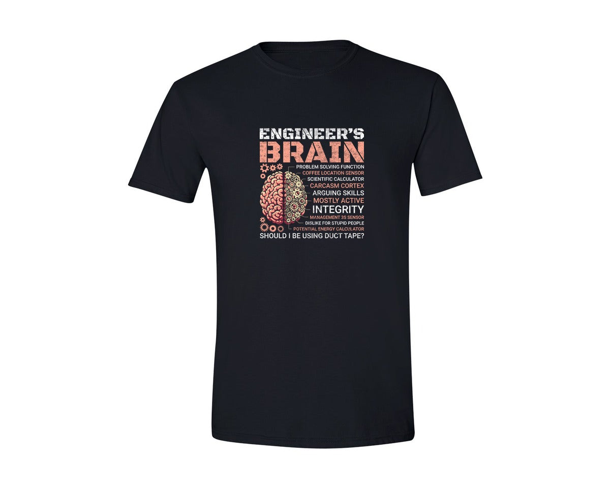 brand:Generic|color:Black|Engineer Shirt 2 Graphic T-Shirt