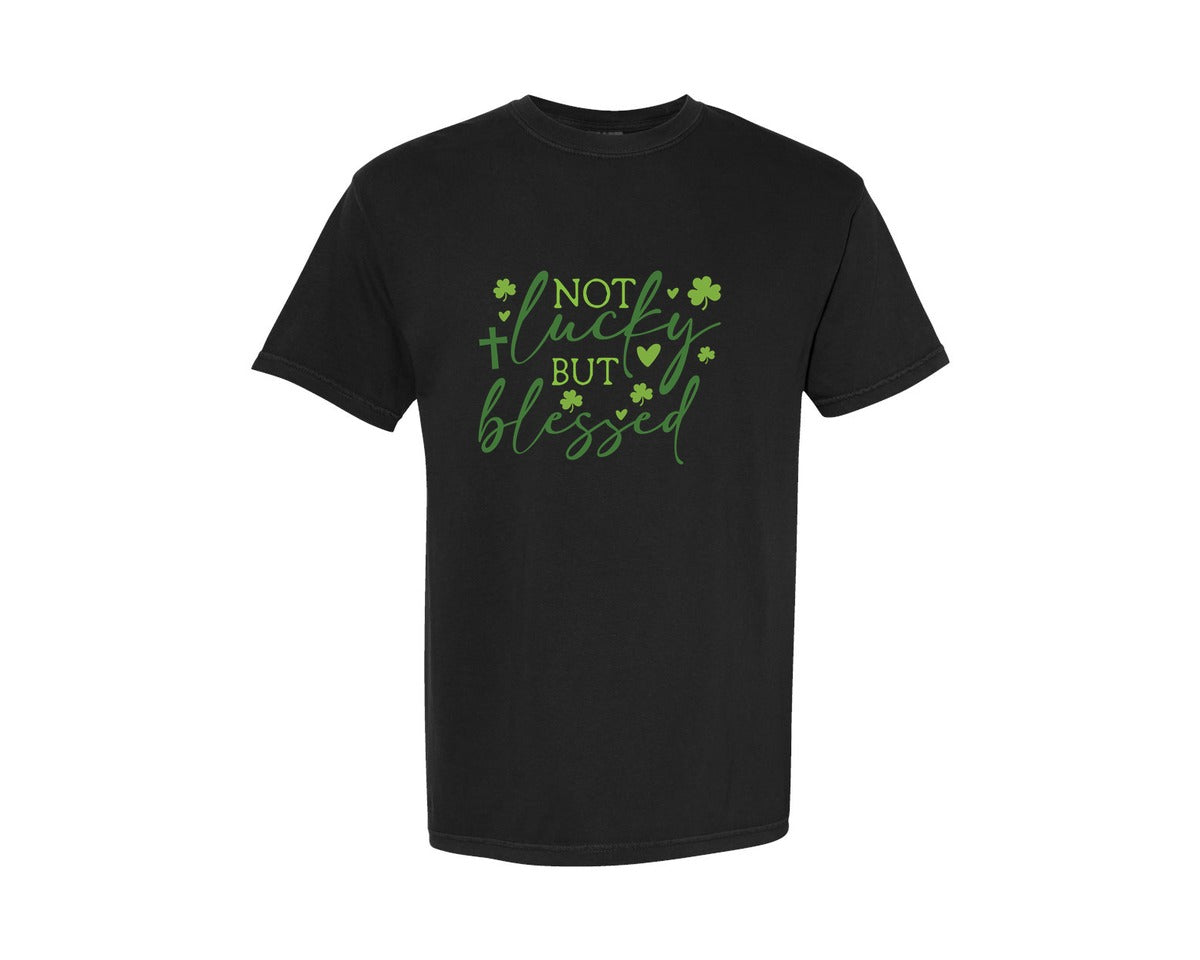 brand:Comfort Colors|color:Black|Christian St Patricks Day 2 Graphic T-Shirt