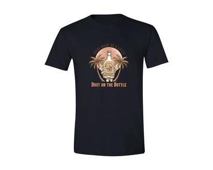 brand:Generic|color:Black|Dust On The Bottle Western Graphic T-Shirt