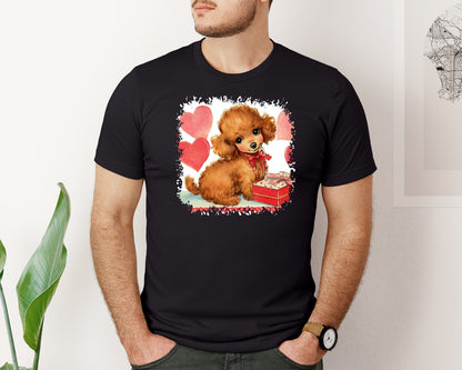 brand:Bella Canvas|color:Black|Vintage Valentine Square Tshirt 24 Graphic T-Shirt