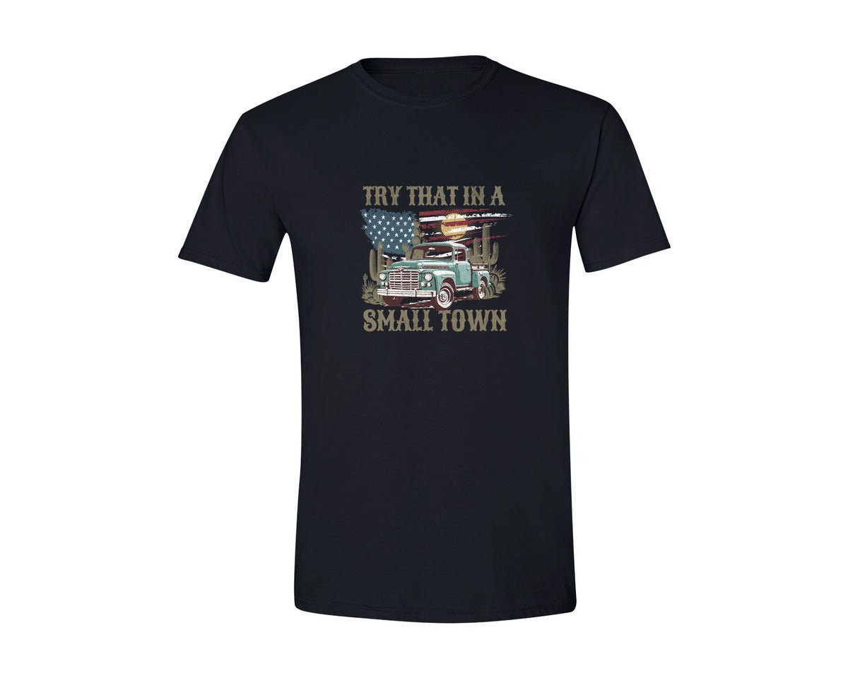 brand:Generic|color:Black|Try That In A Small Town Western