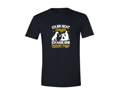 brand:Generic|color:Black|Ich Bin Nicht Single Ich Habe Eine Deuts Graphic T-Shirt