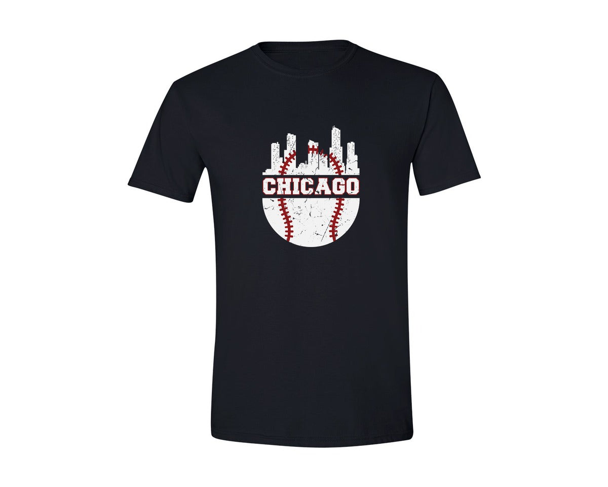 brand:Generic|color:Black|Chicago 13 Graphic T-Shirt