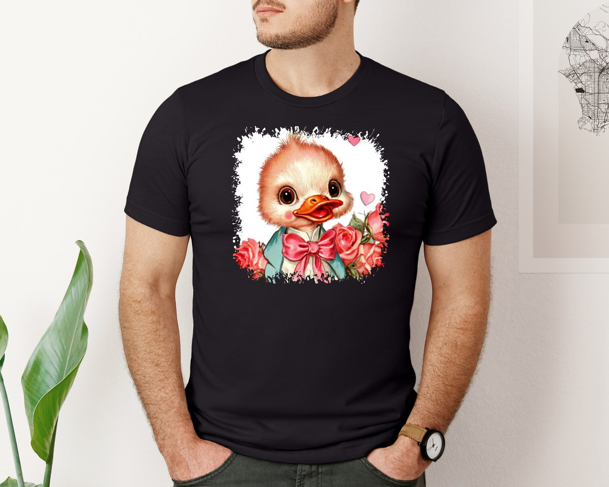brand:Bella Canvas|color:Black|Vintage Valentine Square Tshirt 29 Graphic T-Shirt