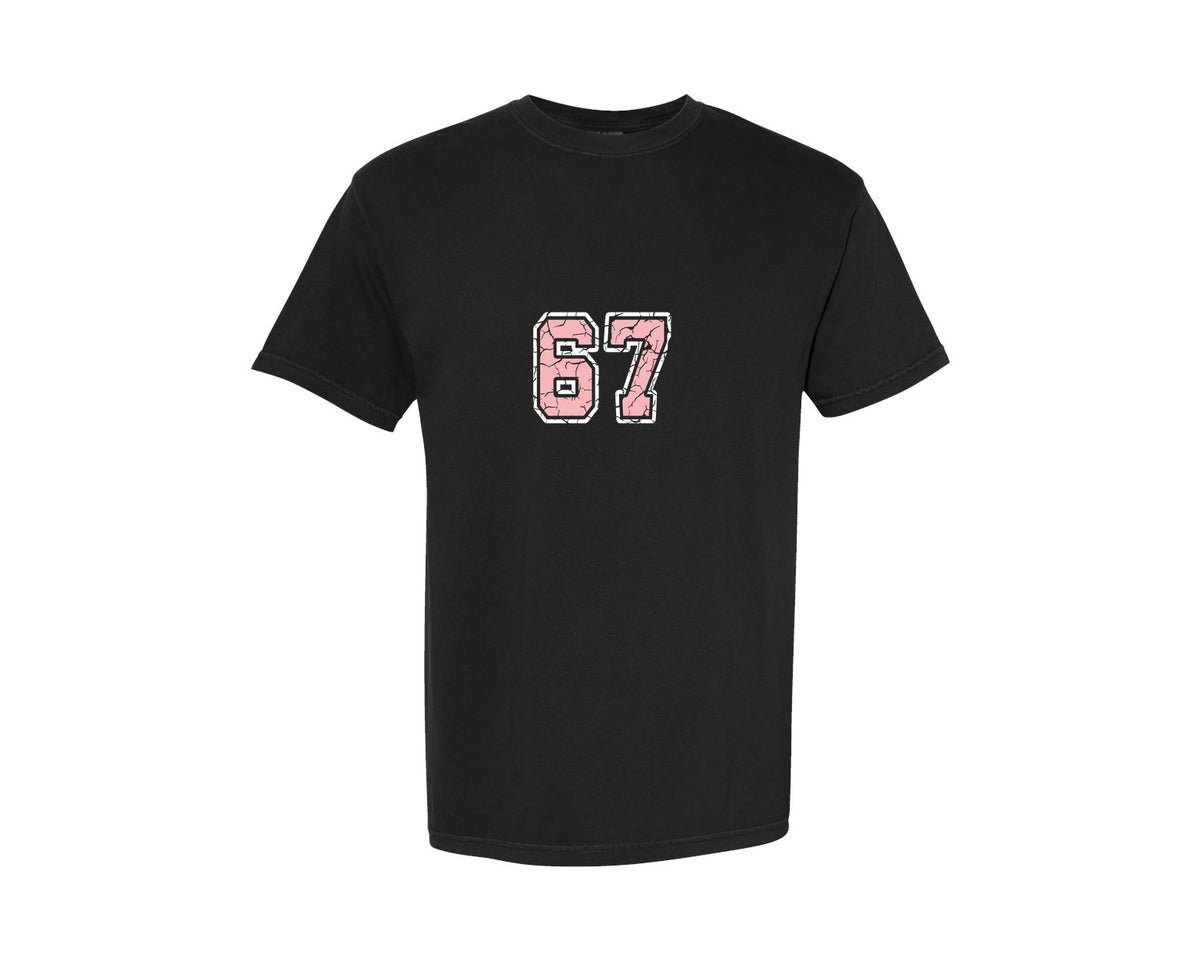 brand:Comfort Colors|color:Black|Funny Six Seven Meme 5 Graphic T-Shirt