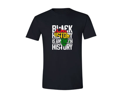 brand:Generic|color:Black|Black History Is American History Vector 4 Graphic T-Shirt